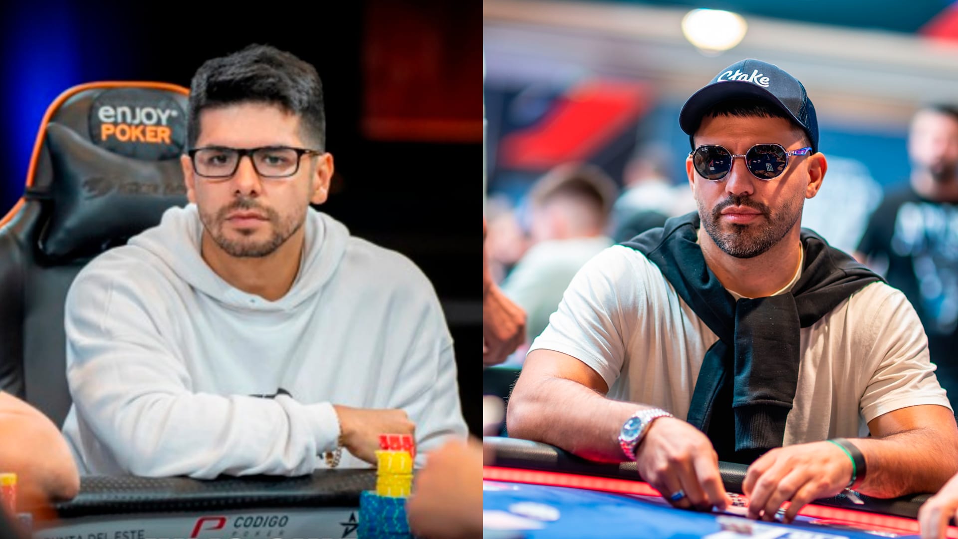 Julio Chia y el Kun Agüero brillan en la mesa final del WSOP High Roller