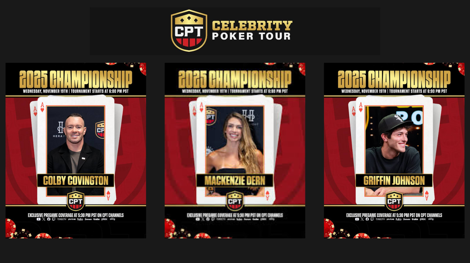 Poker, fama y show: las estrellas se enfrentan en el Celebrity Poker Tour 2025