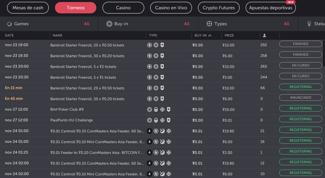 Freerolls Disponibles E Coinpoker.