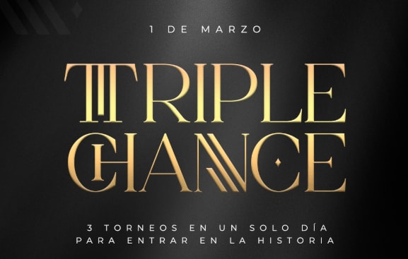 Suprema Poker anuncia Triple Chance: tres torneos en un día para hacer historia
