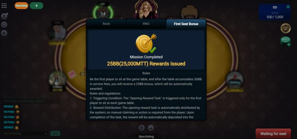 Recompensa Mtt Sports