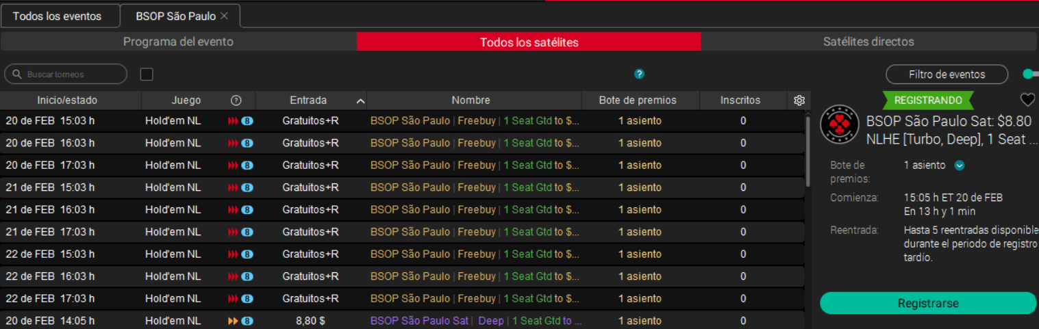 Freerolls En Pokerstars