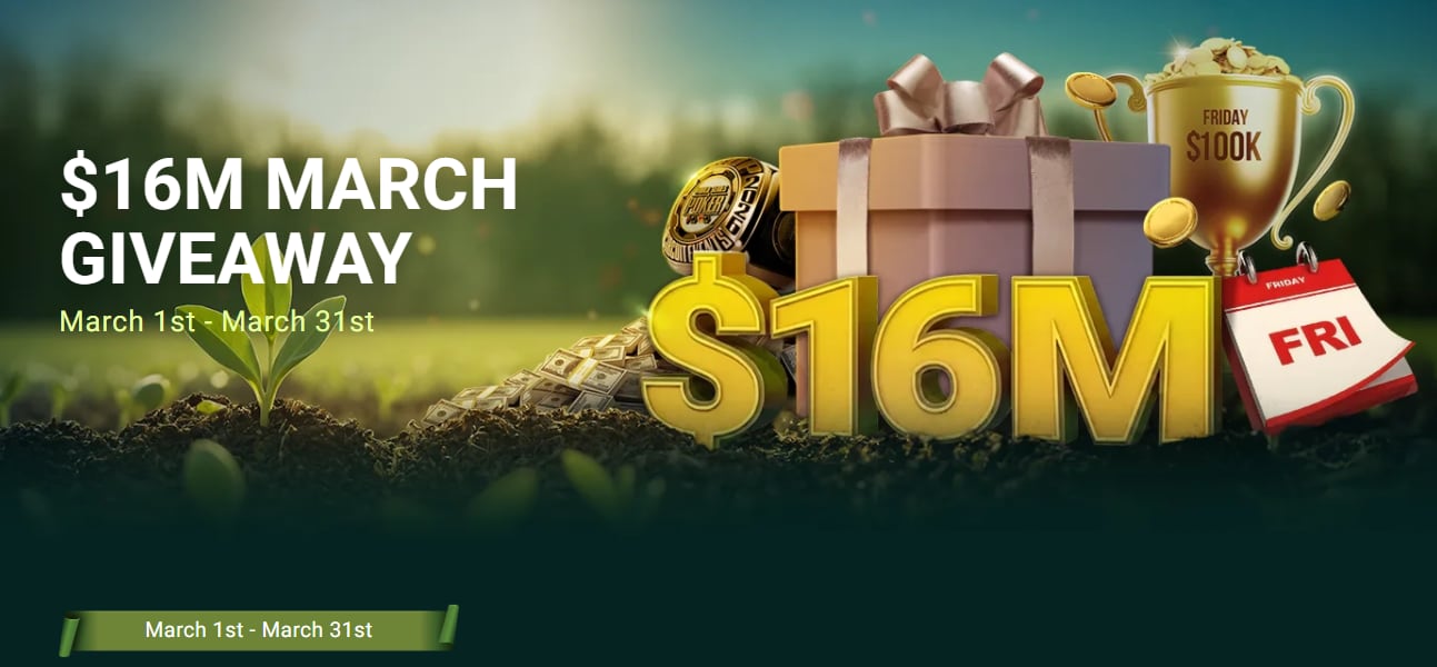 GGPoker se adelanta a la primavera y anuncia US$18M en premios para marzo