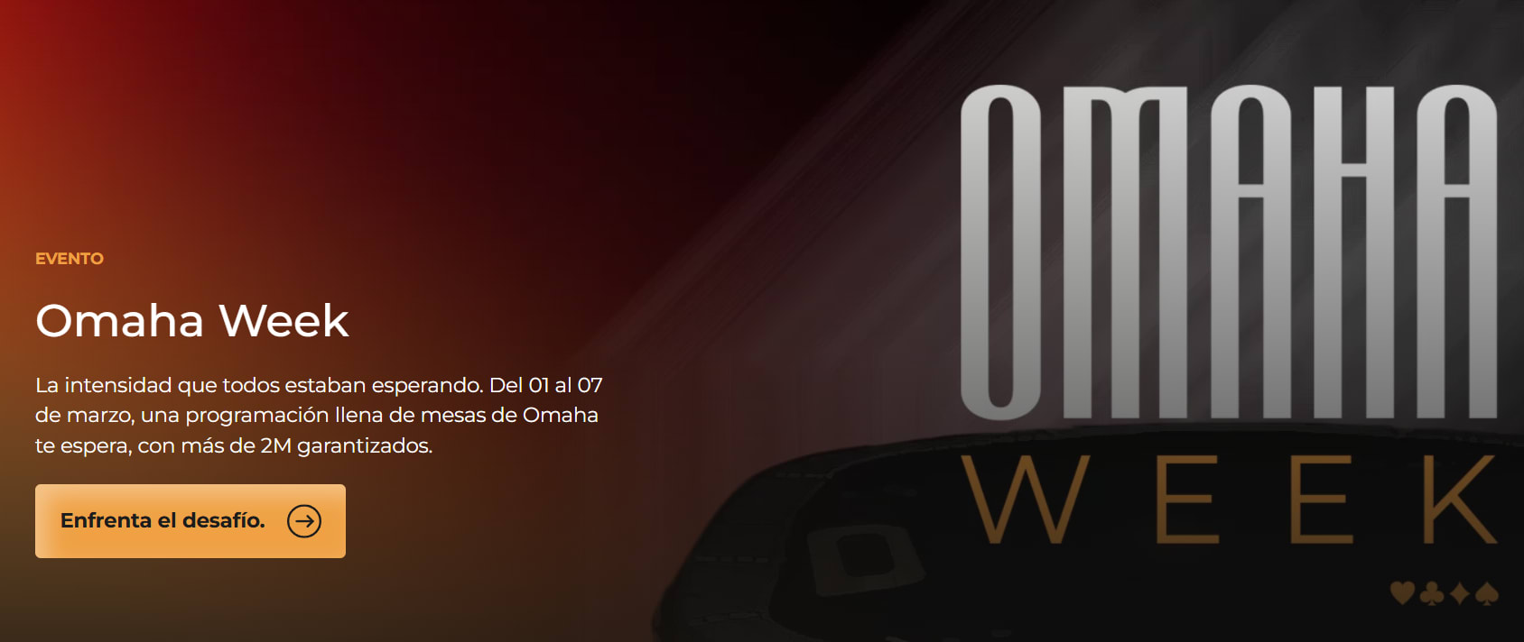 Suprema Poker sorprende a los amantes del Omaha con una semana entera y US$2M en premios