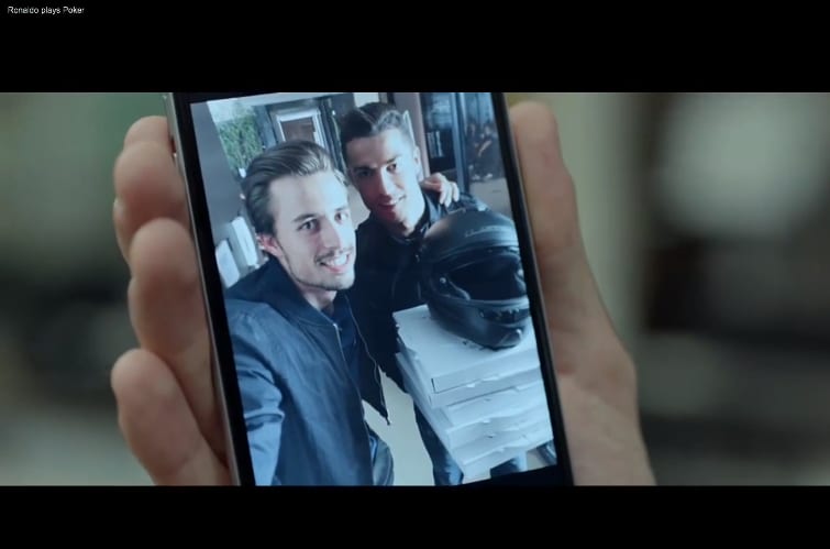 Cristiano Ronaldo jugó al poker con amigos e hizo un bluff de película