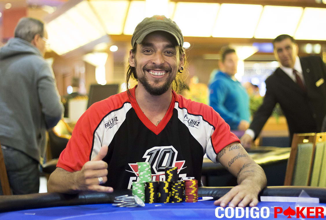 Facundo Noriega entró al Día 2 como chipleader del CAP 5 Santa Rosa