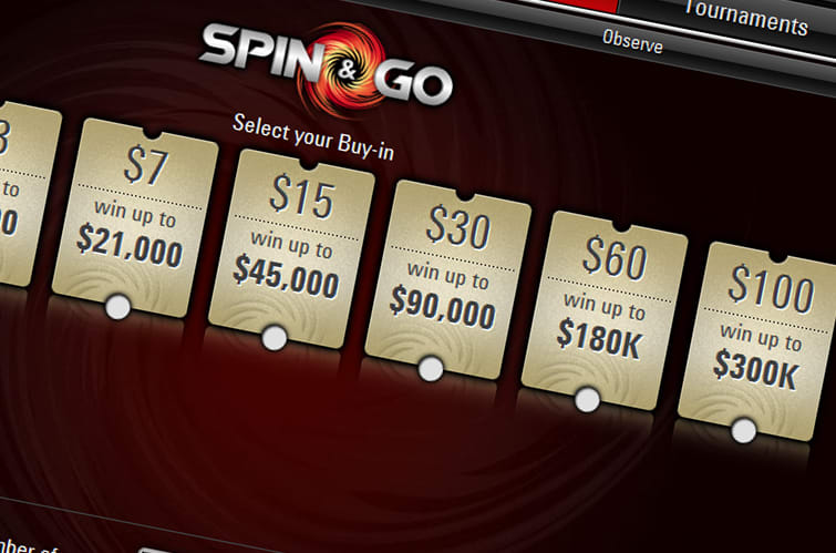 Llegan a PokerStars los flamantes Spin & Go’s de $100 dólares con $300.000 dólares al primer lugar