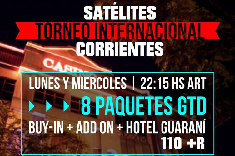 Siguen los qualys al segundo Internacional de Corrientes en Aconcagua Poker