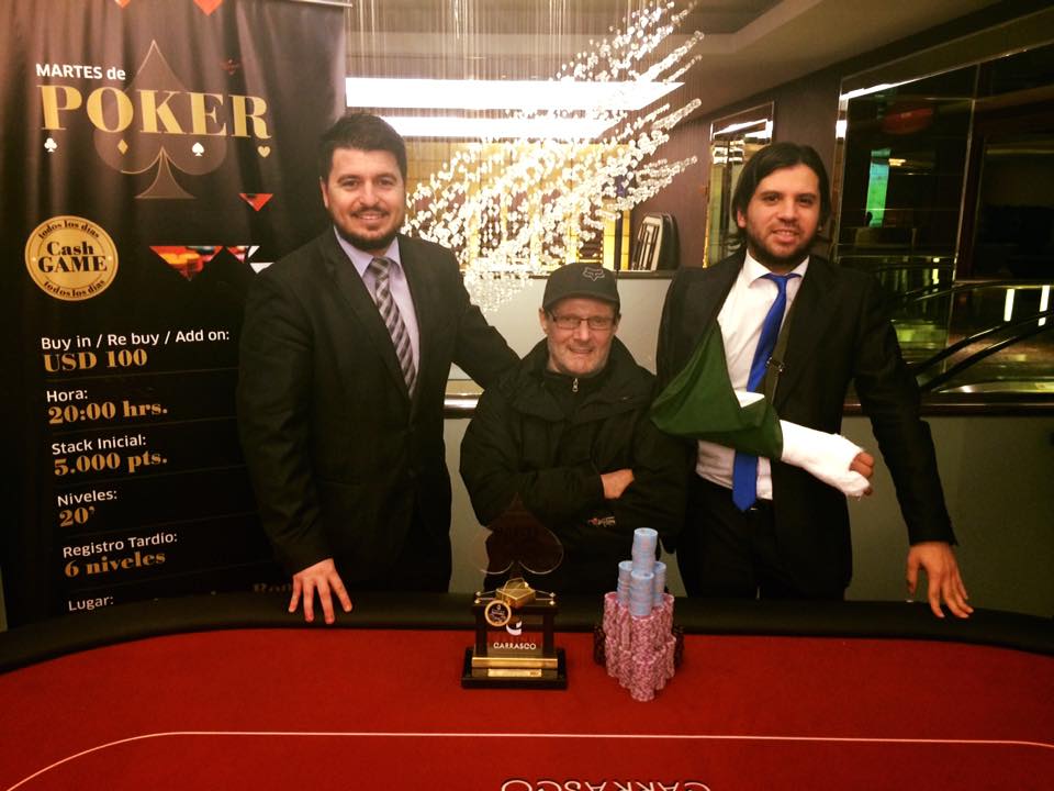 Fernando Odriozola hizo suyo el Martes de Poker del casino Carrasco