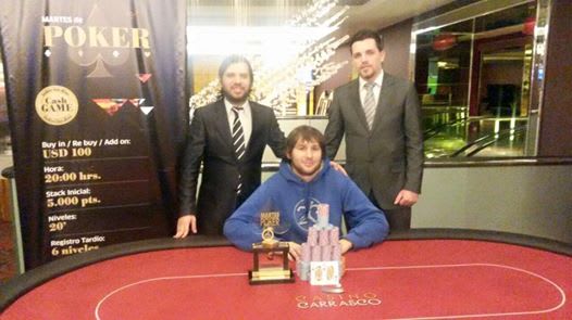 José Moure se quedó con el Martes de Poker del casino Carrasco