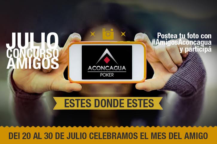 Celebra el Día del Amigo junto a Aconcagua Poker y gana grandes premios