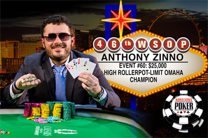 WSOP 2015: Anthony Zinno se quedó con el High Roller Pot Limit Omaha