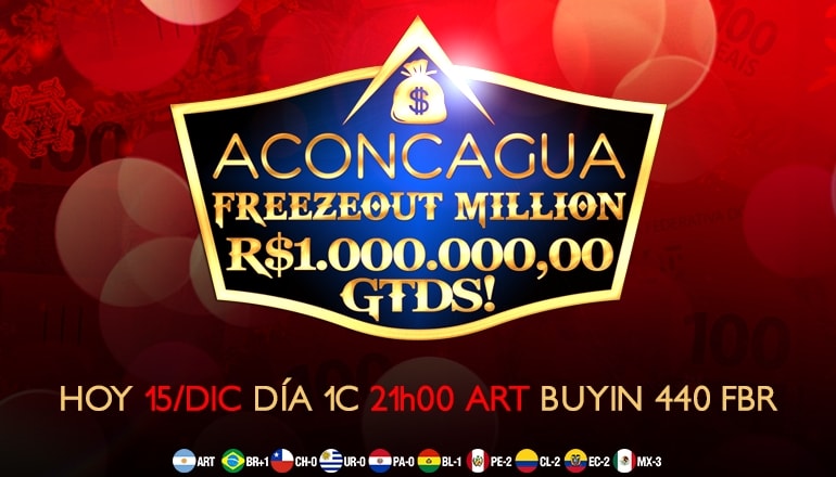 Aconcagua Poker: O Freezeout Million bate recordes e tem definição hoje