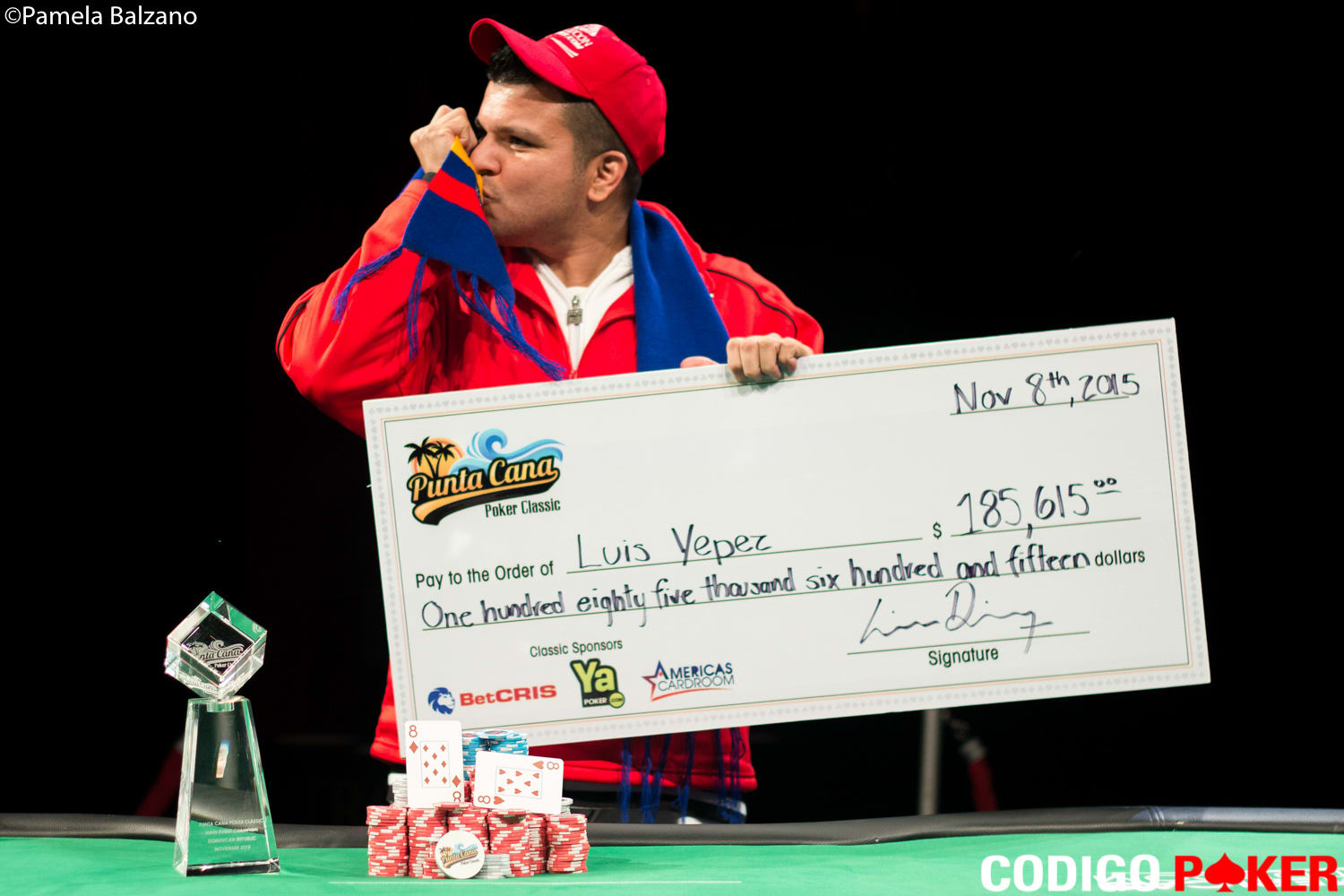 Yepez: “Estoy muy contento, es mi primer torneo”