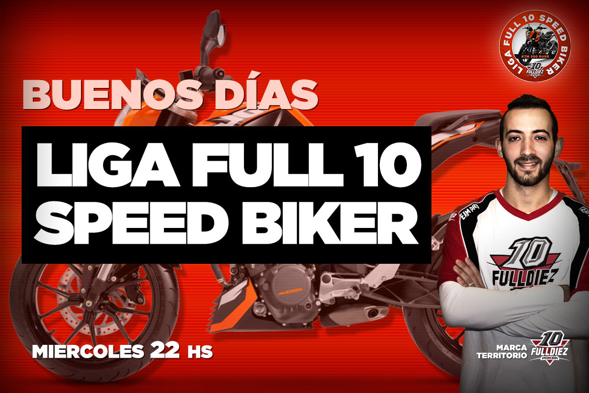 Hoy comienza Bikers: la nueva liga de Full 10 Poker