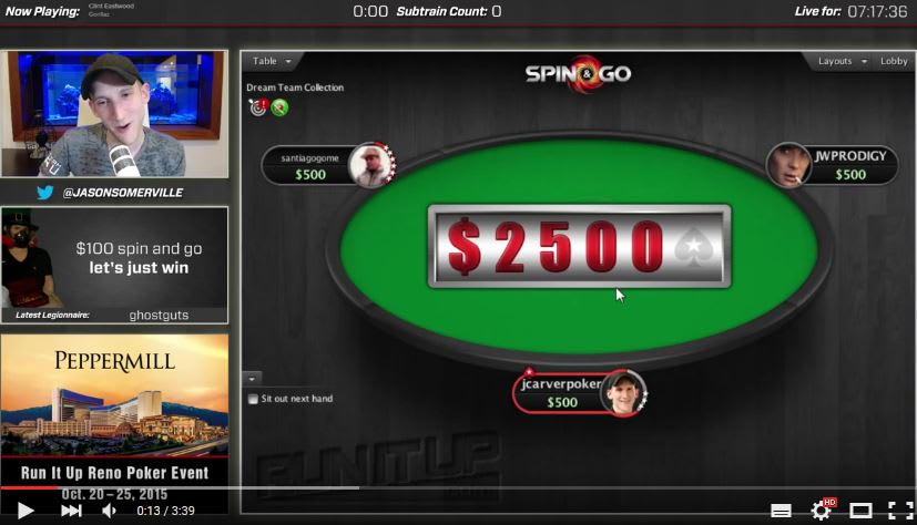 Viernes Freak: esta es la manera más rara de ganar un Spin and Go de $2.500