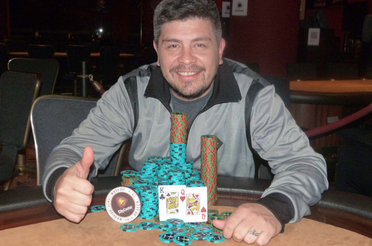 Rolando Paz se quedó con la octava fecha del Tuesday Poker City