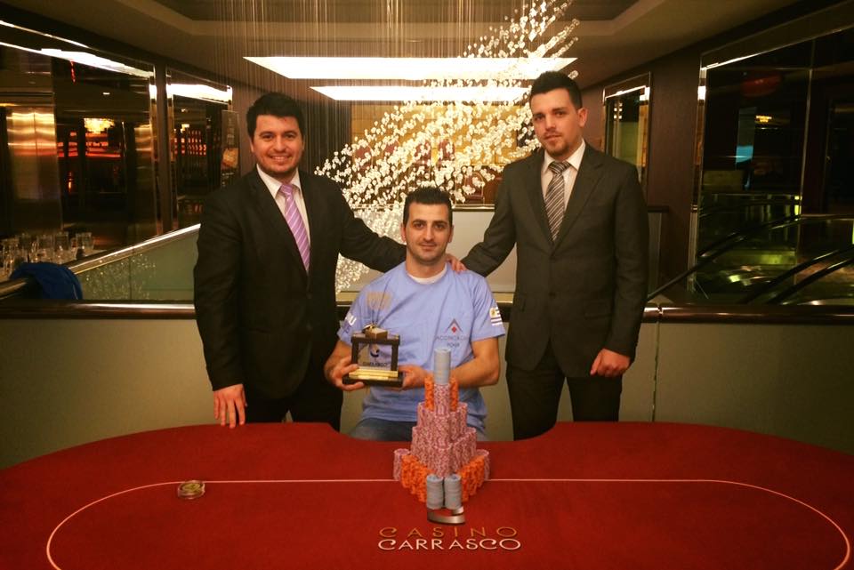 Nabil Murad sostuvo el título de campeón en el Martes de Poker del casino Carrasco
