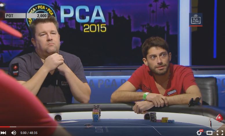 PCA 2015: el parche de CodigoPoker brilló en el primer episodio del Main Event
