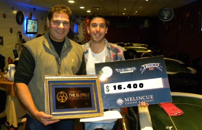 Marcelo Ramos se quedó con el The Bubble Poker Place del casino Melincué