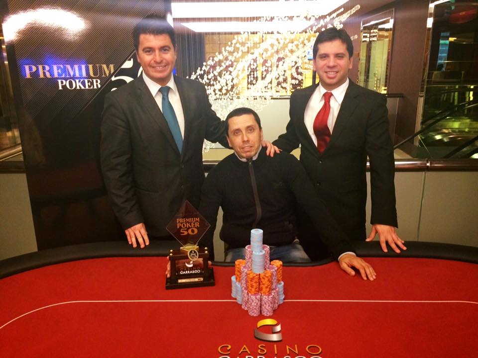 Marcelo Sosa es el nuevo monarca de los Lunes de Poker del casino Carrasco
