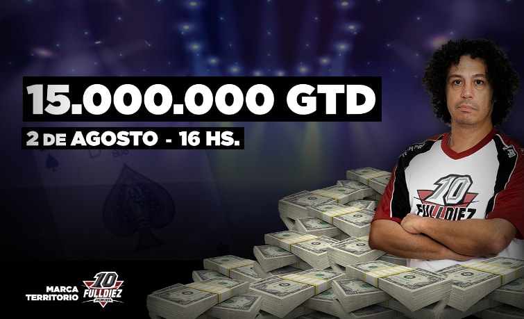 El domingo se juega el $15.000.000 garantizados de Full 10 Poker