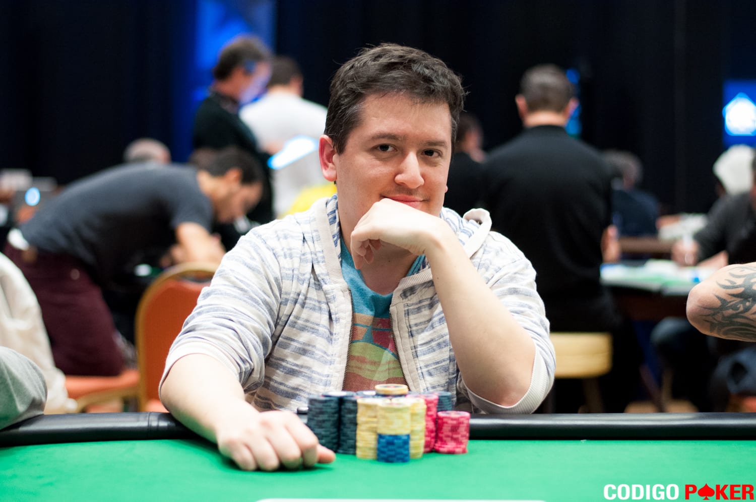 Patricio Rojas fue el que zapateó con más fuerza en el Día 1A del LAPT 8 Uruguay