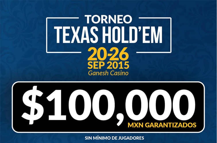 No te pierdas el $100.000 Garantizados de Ganesh Casino en Guadalajara
