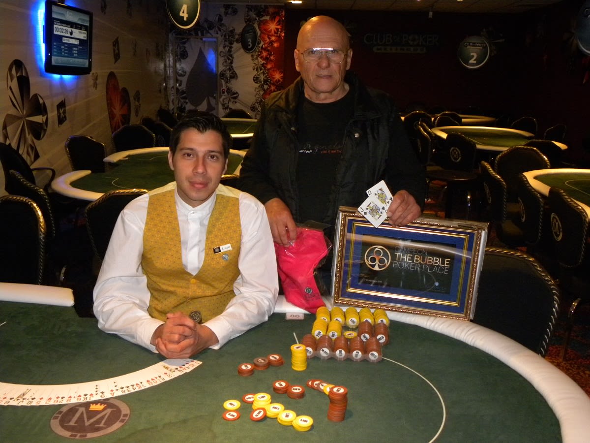 The Bubble Poker Place: Juan Gutierrez se quedó con la edición semanal de Casino Melincué