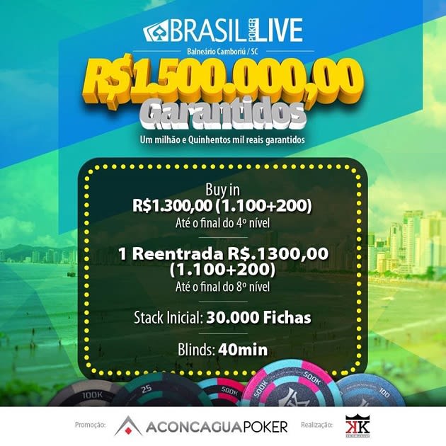 Mañana comienza el festival de Brasil Poker Live en Camboriú