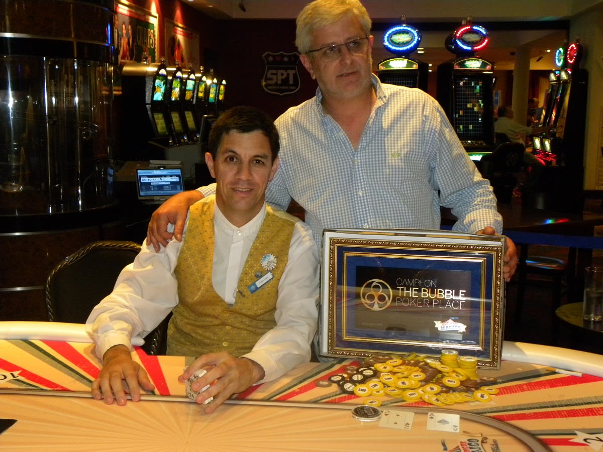 Jorge Matiacich se coronó en el The Bubble Poker Place