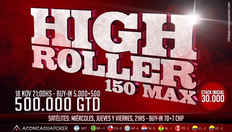 Aconcagua Poker: mañana comienzan los satélites para el High Roller