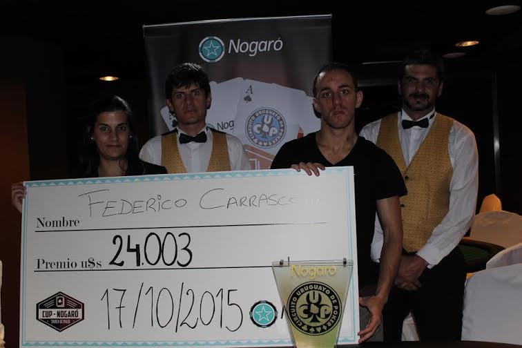 Federico Carrasco conquistó el Circuito Uruguayo de Poker