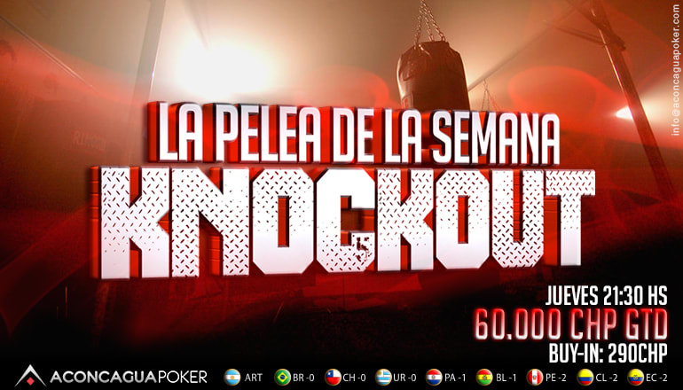 Aconcagua Poker: hoy entra al ring y busca tu mejor KNOCKOUT