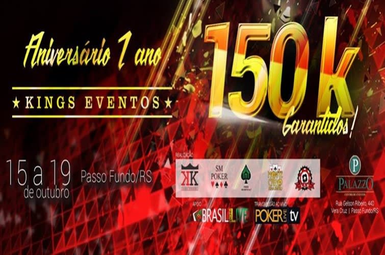 Kings eventos: Hoje começa o 150k garantidos