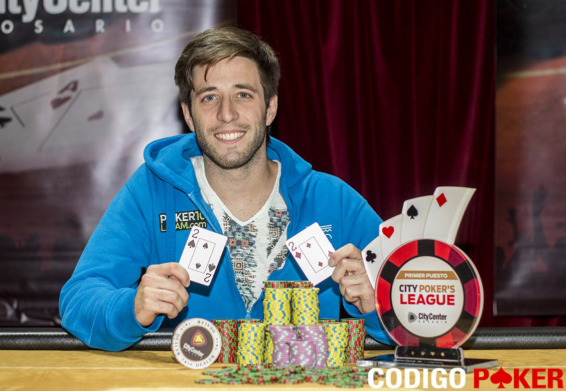 Pablo Nerro fue imparable y ganó la quinta fecha de City Poker League