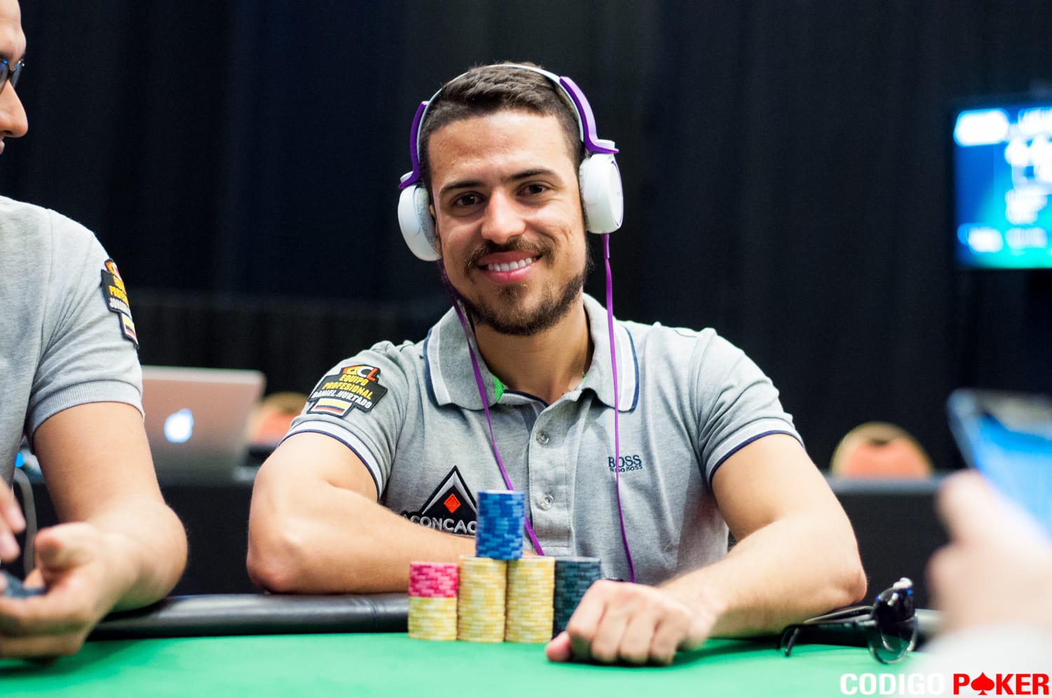 Daniel Hurtado hizo tres podios en una sola sesión de juego este viernes