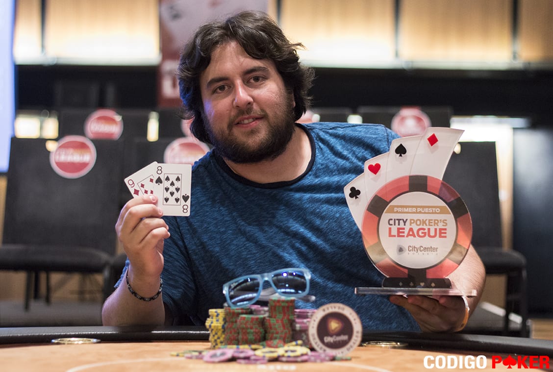 Amestoy, campeón y Jugador del Año del City Poker&#8217;s League