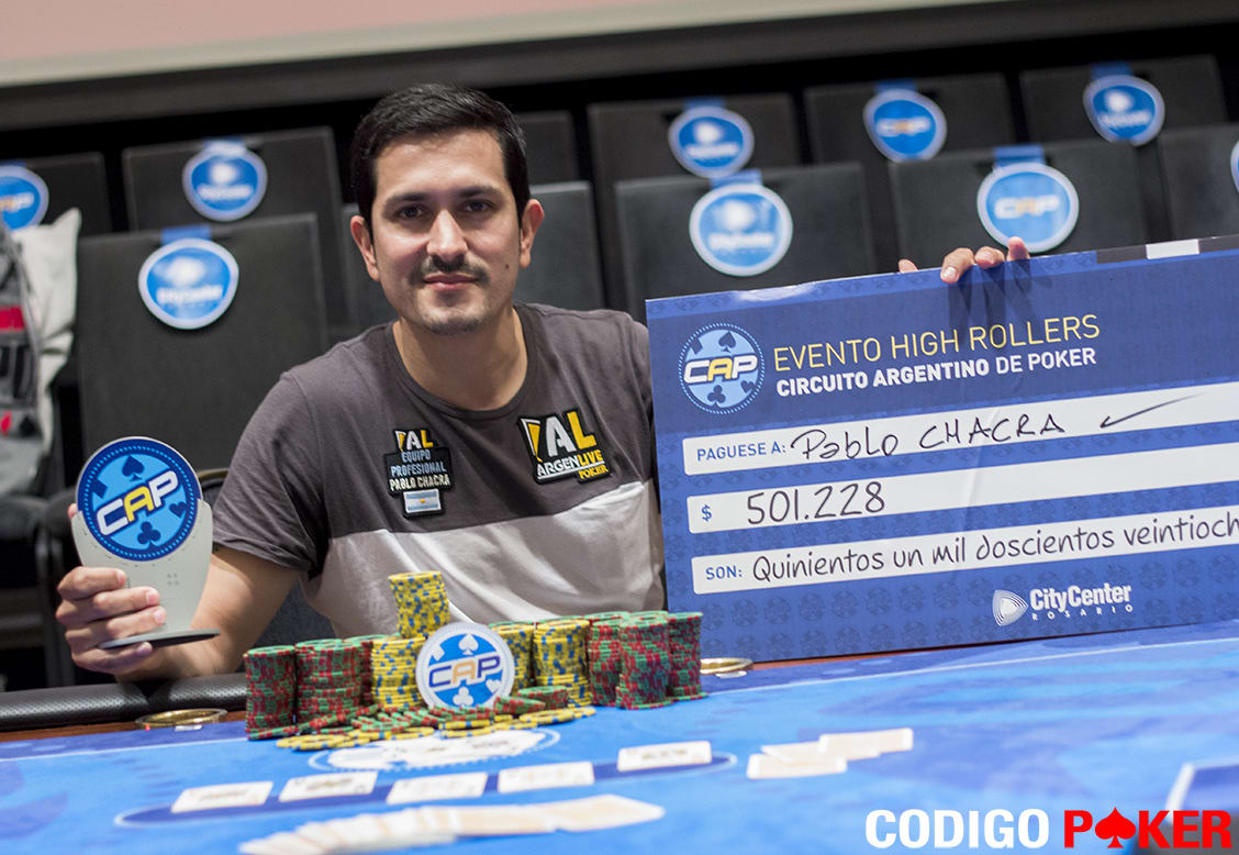 Pablo Chacra, campeón del High Roller del CAP