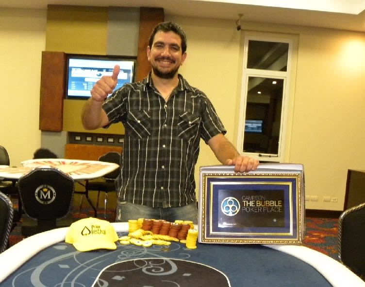Sebastián Magro es el nuevo campeón del Bubble Poker Place