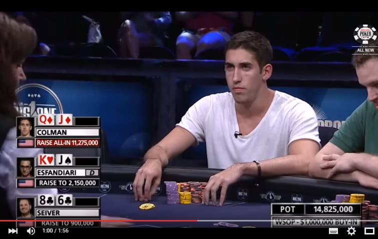 El maravilloso timming de Colman