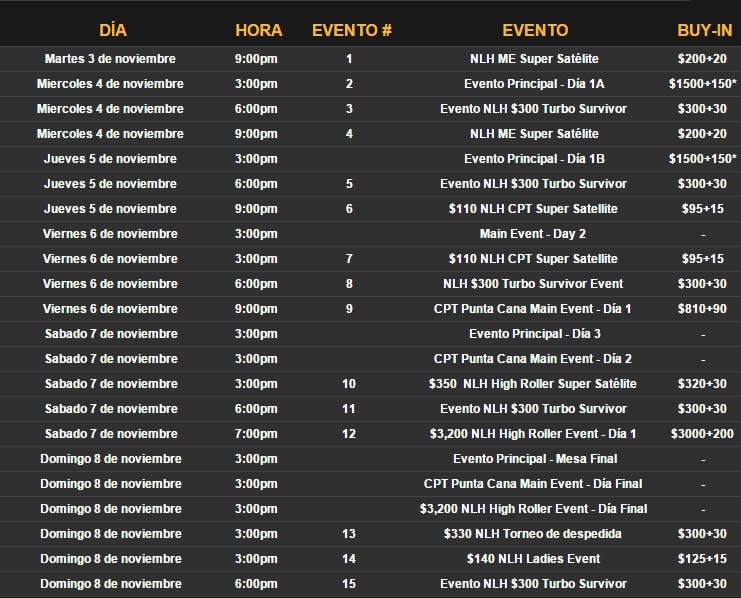 Cronograma-Punta-Cana