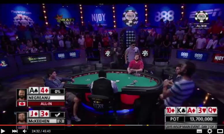 WSOP 2015: la impactante caída del maestro