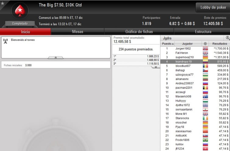 Big $7,50 - Diciembre 17