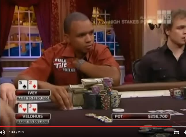 Railbird en el Recuerdo: ¡no te metas con Phil Ivey, niño!