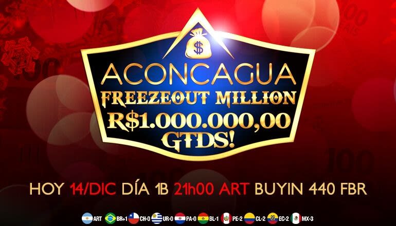 Aconcagua: el Freezeout Million empezó con todo