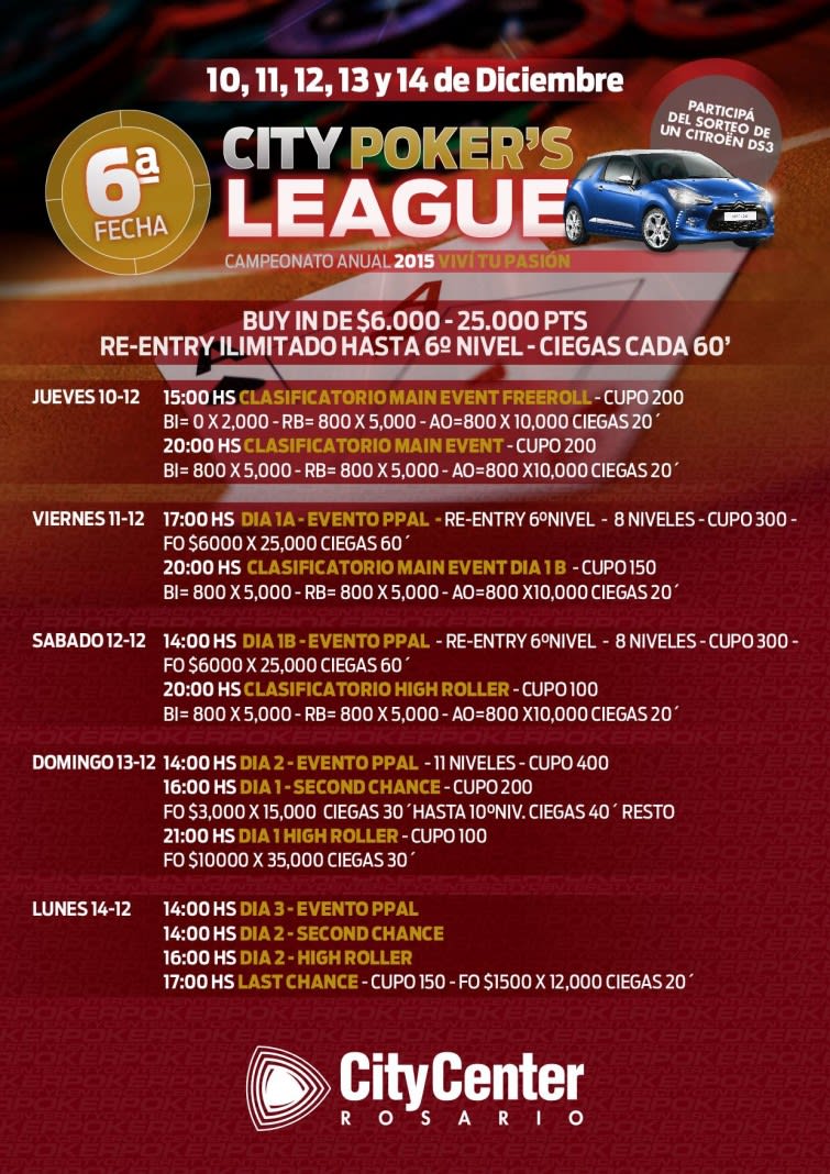 City Poker'S League: Hoy Clasificate A La Gran Final 7 12309547_777024319110437_1178107542491112824_O