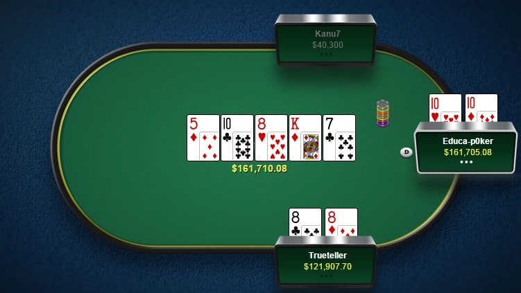 Educa-p0ker Wins Big In His Match Against Trueteller and Kanu7