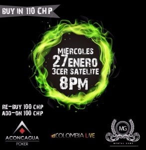 Sat&eacute;lite Mental Game Tour - Aconcagua Poker - Enero 27