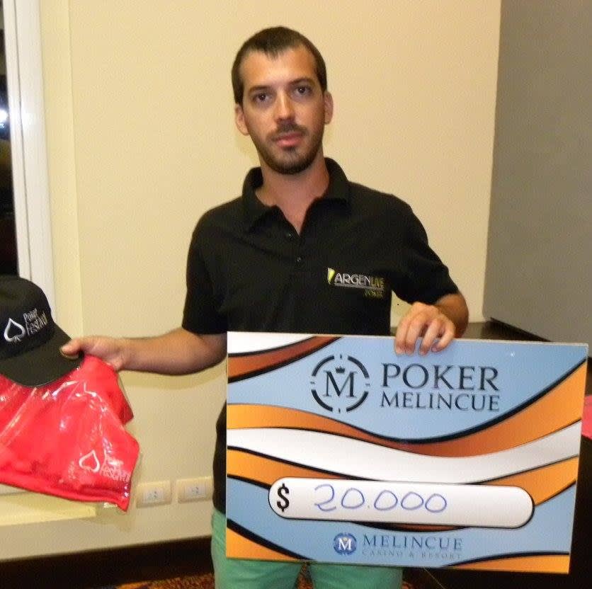 Valentín Dalmagro es el nuevo campeón del Bubble Poker Place